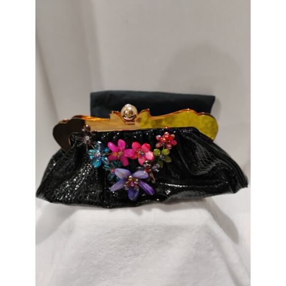 3d Floral Bead design special occasion handbag - Picture 10 of 10